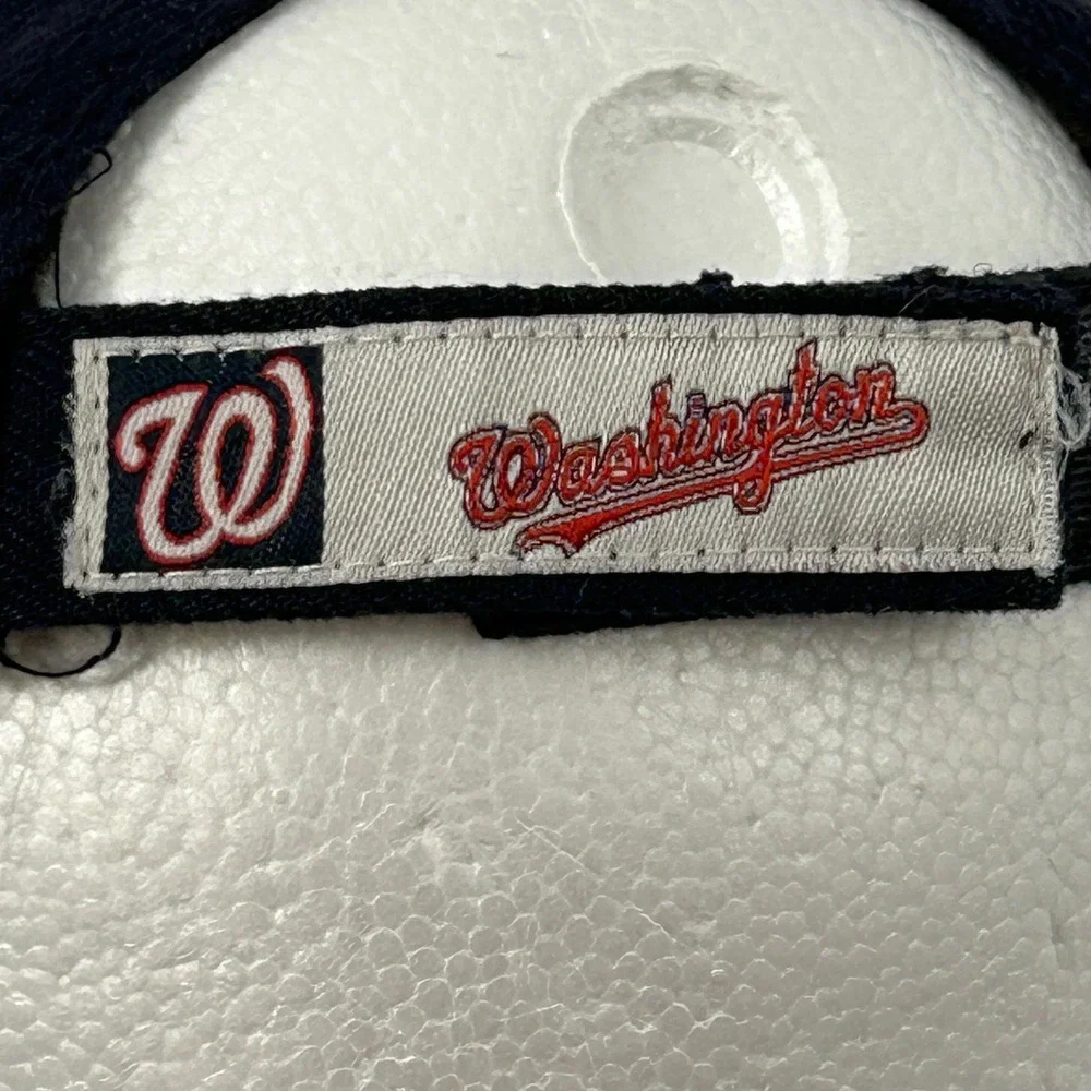 New Era Youth Washington Nationals MLB Baseball Cap Navy Red Logo‎ Adjustable